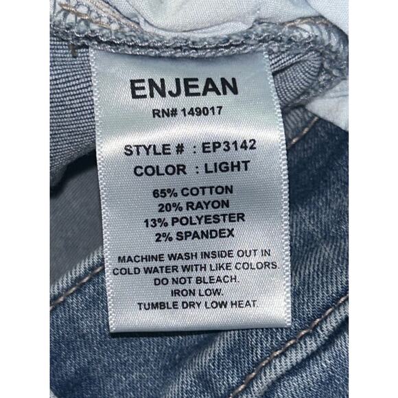 NWT Enjean High-Rise Straight Leg Ankle Length Skinny Jeans Size 9 - Picture 7 of 7